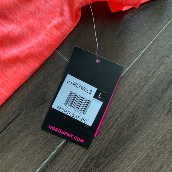 Lotto Workout orange shirt V-neck x soft - Picture 5 of 6